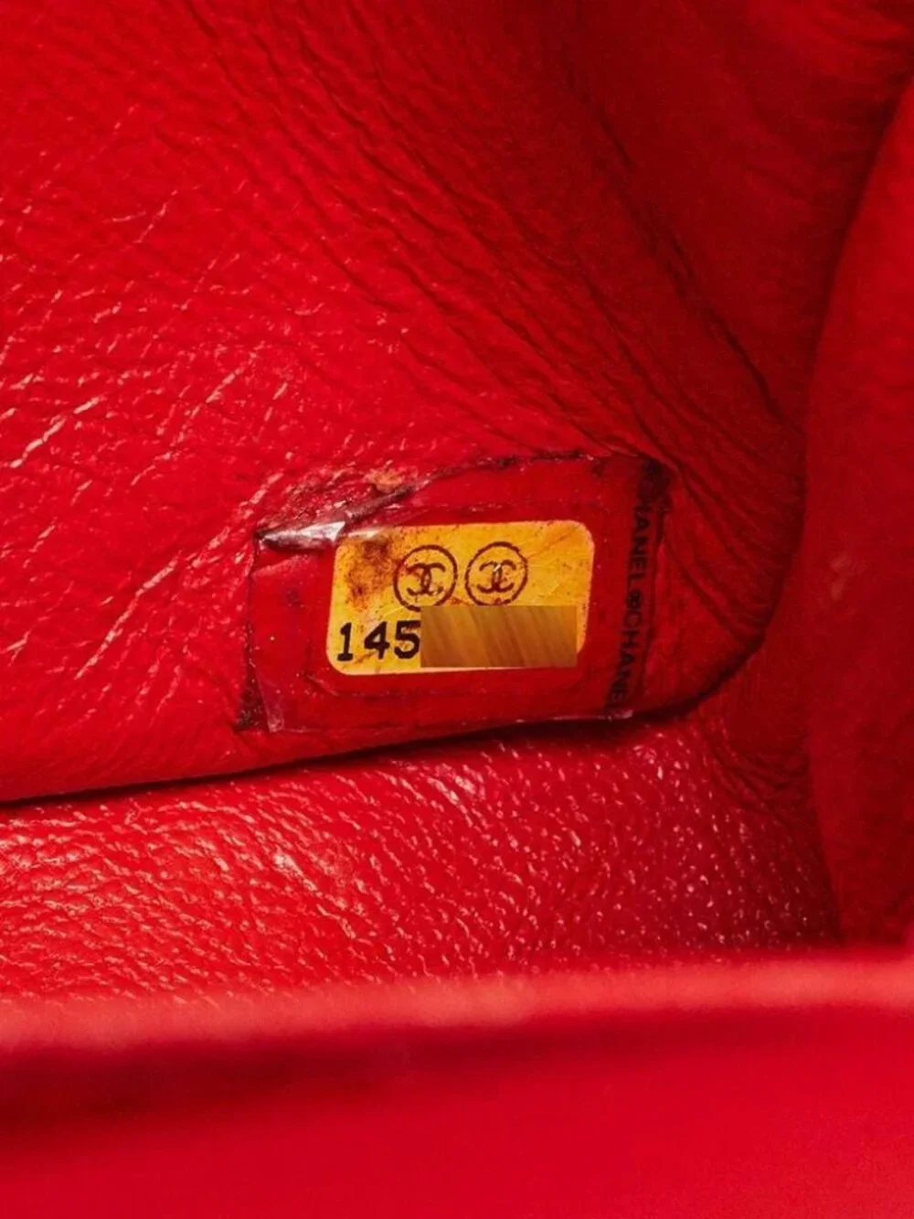 Chanel Red 2.55 Reissue Quilted Patent Leather 226 Jumbo Flap Bag